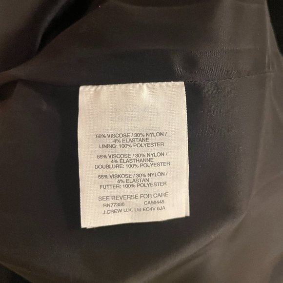 J.Crew Bell-sleeve Sheath Ponte Dress Black 0 - Picture 5 of 6